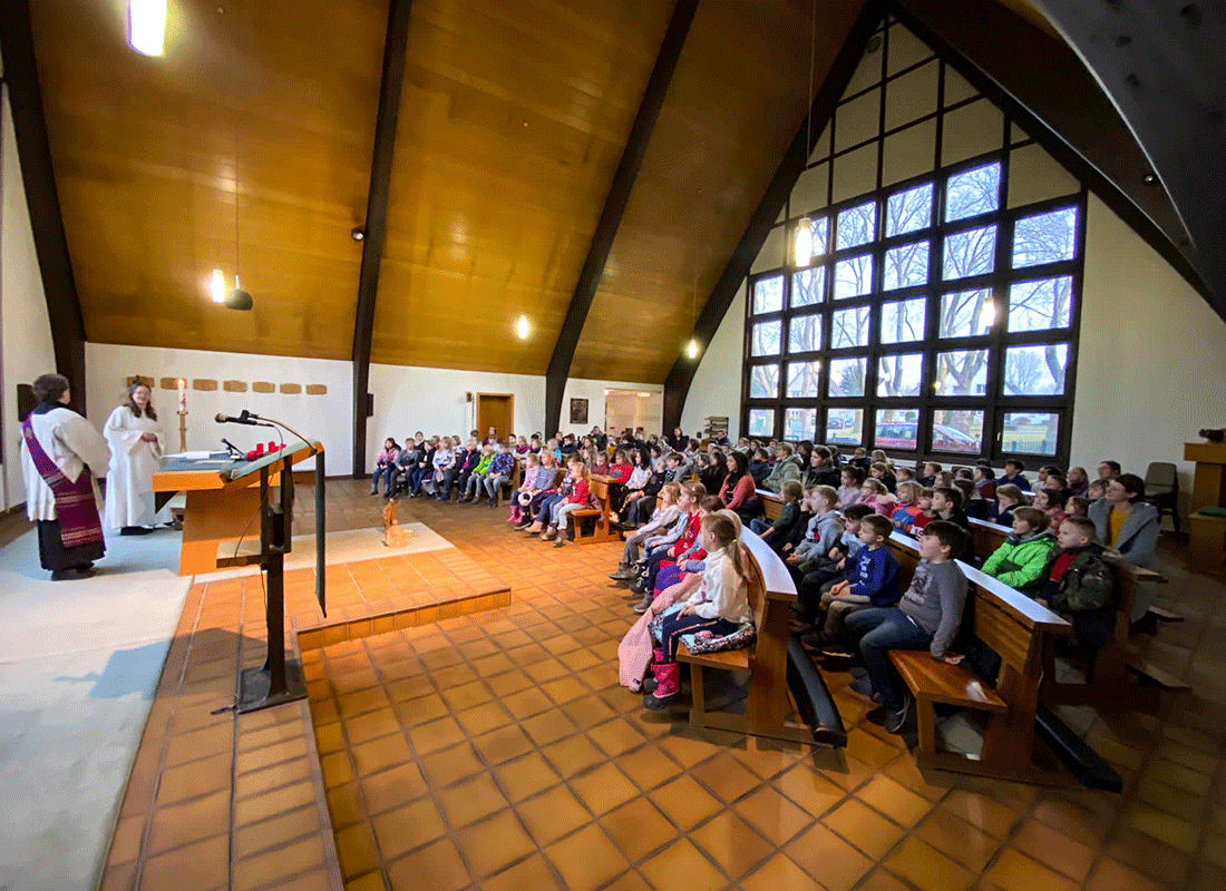 Gottesdienst an der Emil von Behring Schule