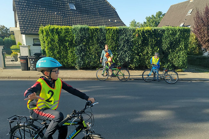 Radfahren an der Emil-von-Behring-Schule