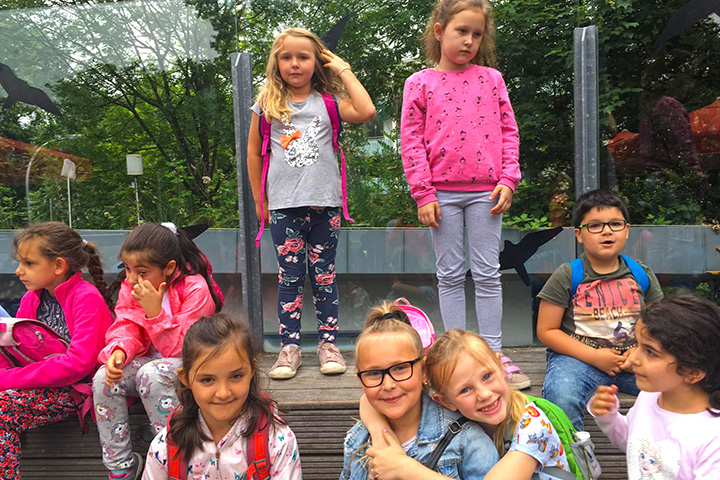 Ausflug der Klassen 1c und 1d in den Tierpark