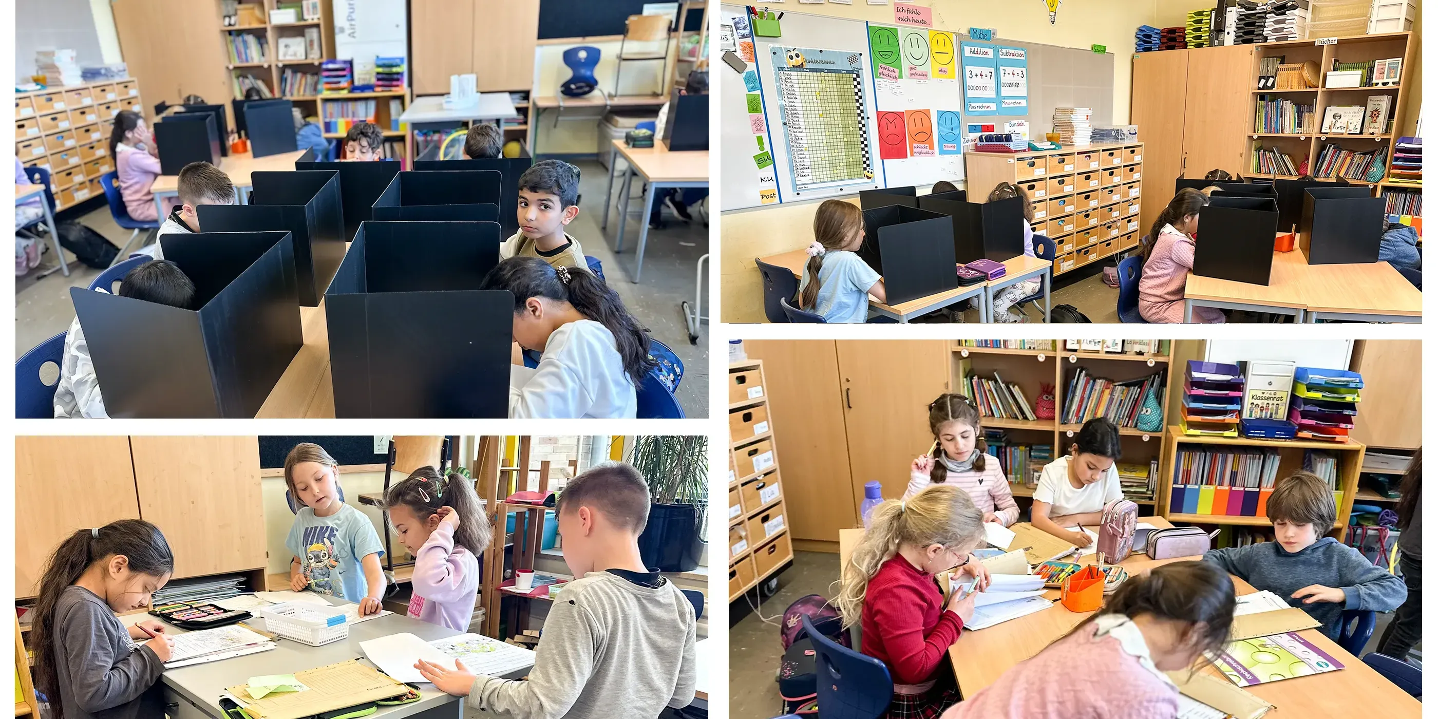 Einblick in ein Klassenzimmer der Emil-von-Behring-Schule in Bochum Hofstede