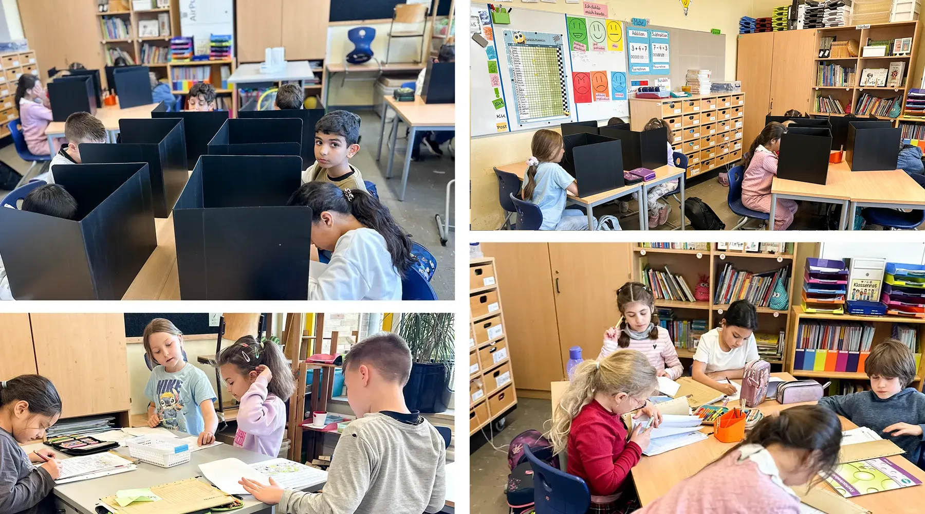 Einblick in ein Klassenzimmer der Emil-von-Behring-Schule in Bochum Hofstede