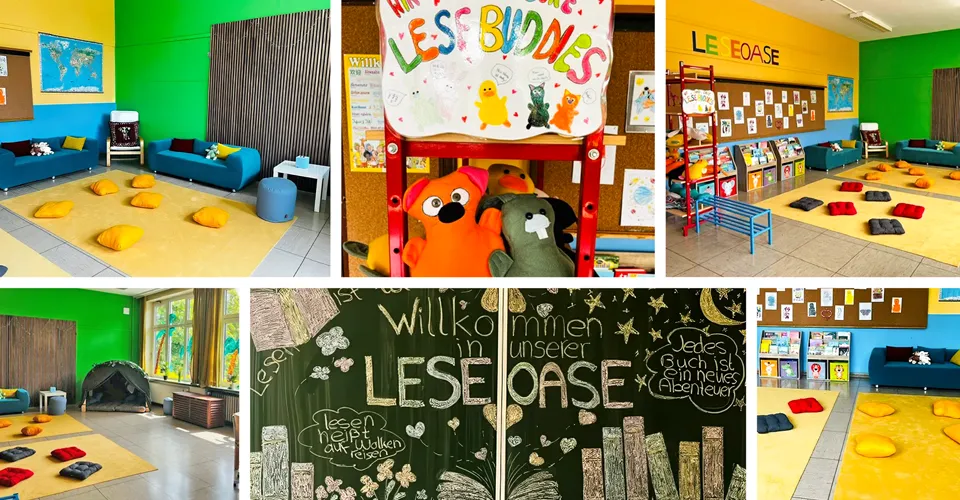 Leseecke in der OGS