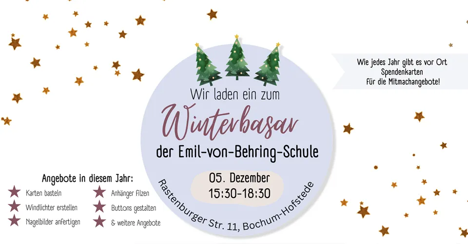 Patenkinder der Emil-von-Behring-Schule in Bochum Hofstede